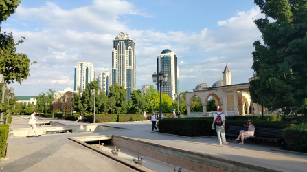прогулка по Грозному